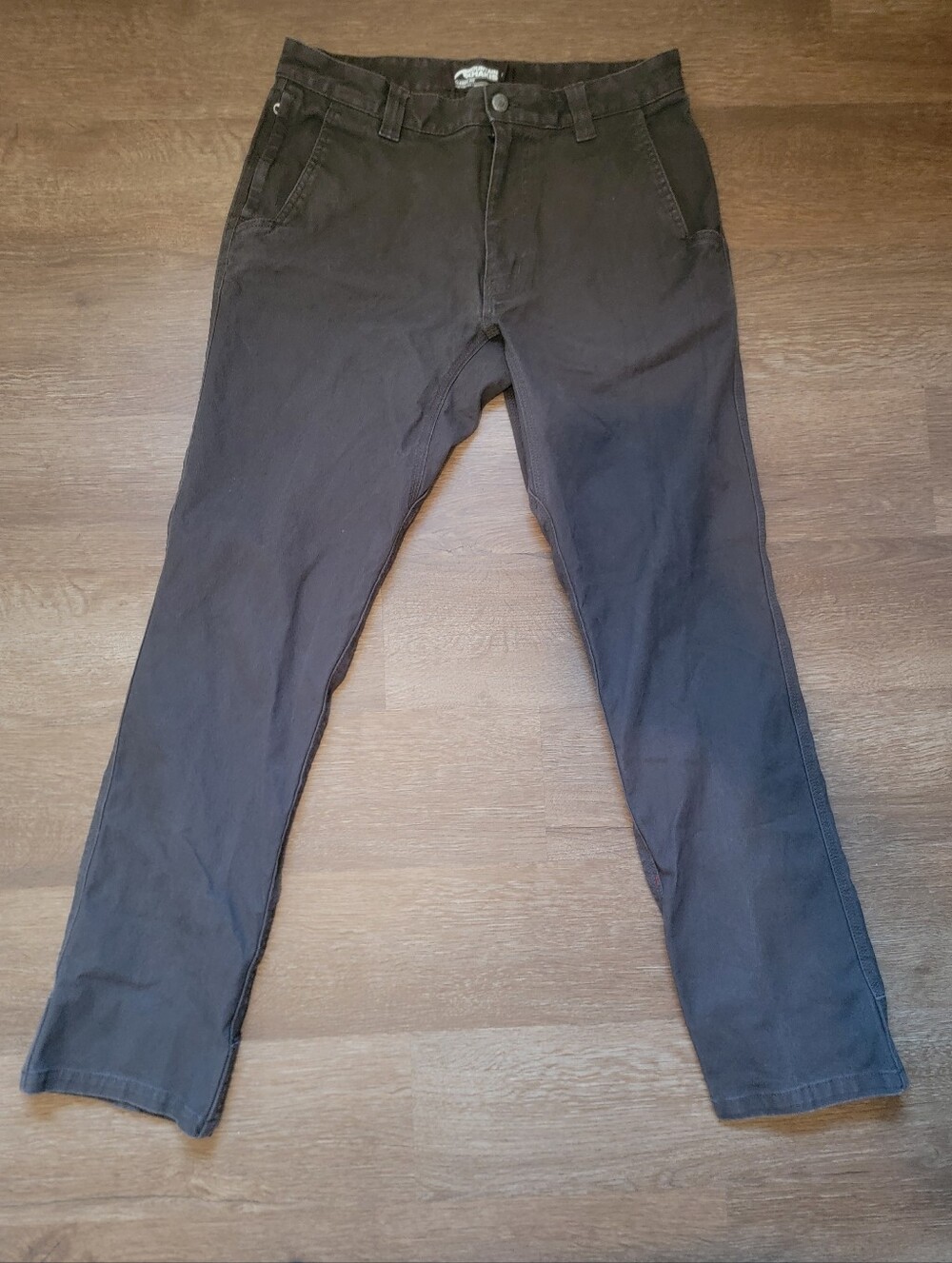 Mountain Khaki Grey Mens Mountain Pant Classic Fit 32x32
